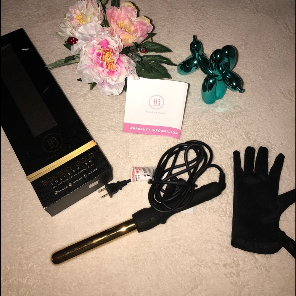 BOMBAY GOLD curling hair!! collection💯 titanium